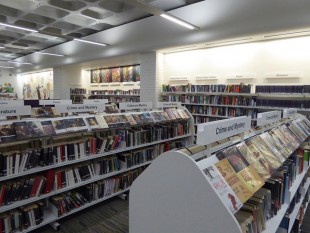 Inside John Harvard library