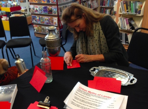Cllr Rachel Heywood in Minet library fun palace