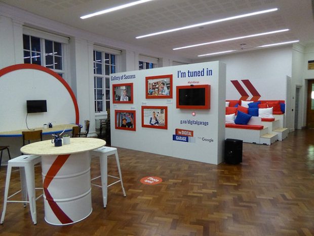 Google Digital Garage in Manchester Central Library. Photo credit: Julia Chandler/Libraries Taskforce