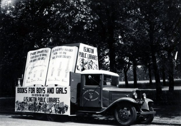 1950s library advertising. Image credit: Islington local history collection 