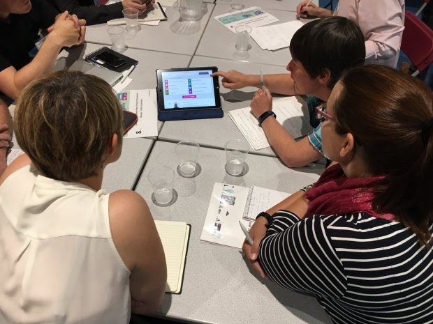 Group discussions at the event. Photo credit: Tinder Foundation
