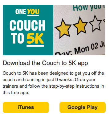 Couch to 5k app