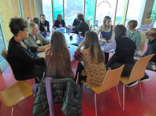 Data workshop in London. Photo credit: Julia Chandler/Libraries Taskforce