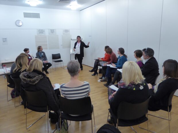 Communications workshop in Newcastle. Photo credit: Rob Field/British Library