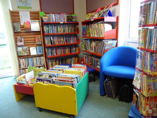 Children’s section in Wool community library, Dorset. Photo credit: Julia Chandler/Libraries Taskforce