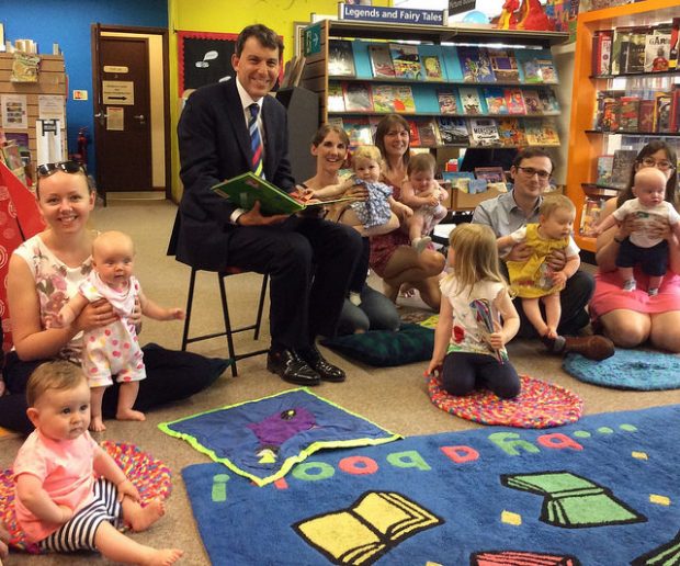 Rhymetime in Salisbury library. Photo credit: Sarah McQuillen