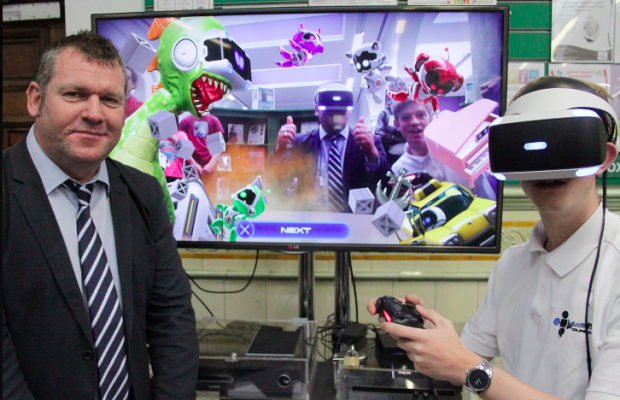 Councillor Richard Marshall and Robert Millward, from LearnPlay Foundation film department, took part in the TechPlay sessions.