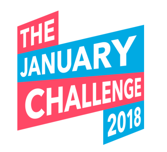 Graphic which says the January Challenge 2018.