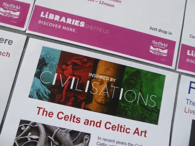 Photo of Civilisations poster on the Celts and Celtic Art