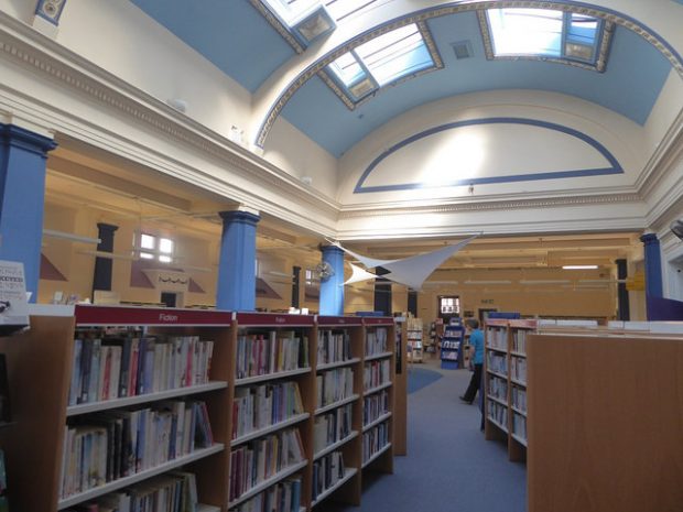 Photo of inside Warrington central library